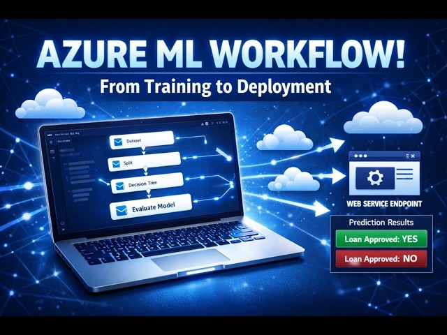 End-to-End Machine Learning Workflow in Azure ML Studio | Predictive Analytics Project