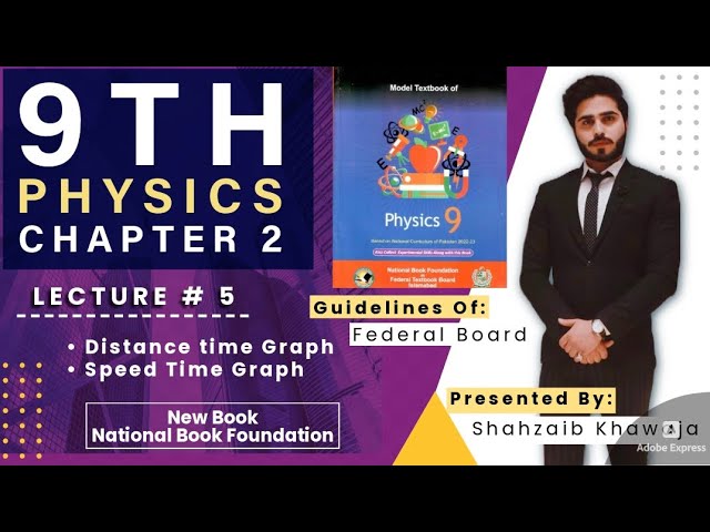 Graphical analysis of motion | Speed time graph | 9th Physics | Chapter 2 | Lecture # 5  | NBF