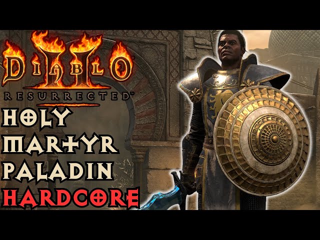Holy Martyr - Defensive Auras + Sacrifice SSF Hardcore Paladin Challenge - Diablo 2 Resurrected