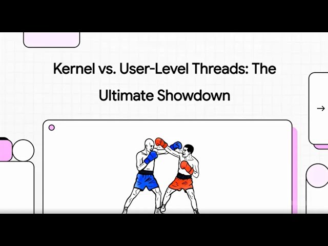 08. Kernel vs. User-Level Threads Explained | Operating System Concepts