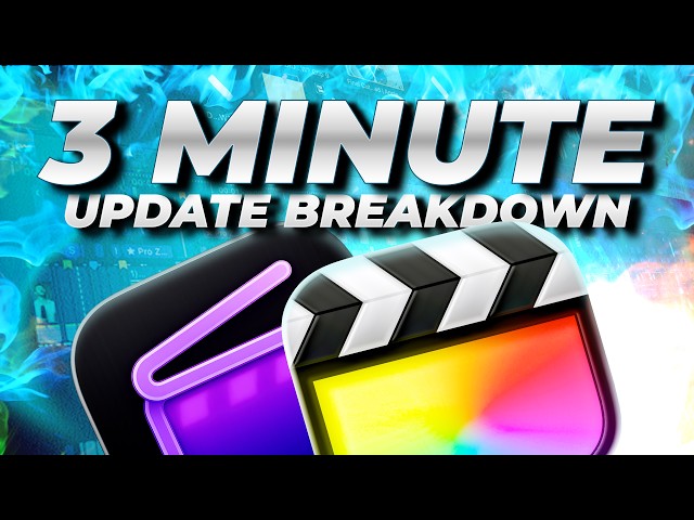 Final Cut Pro 12.3 | Every New Feature in 3 Minutes