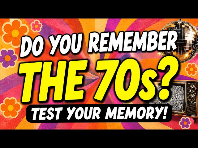 Can YOU Remember the 1970's? | 60 General Knowledge Trivia Quiz Questions