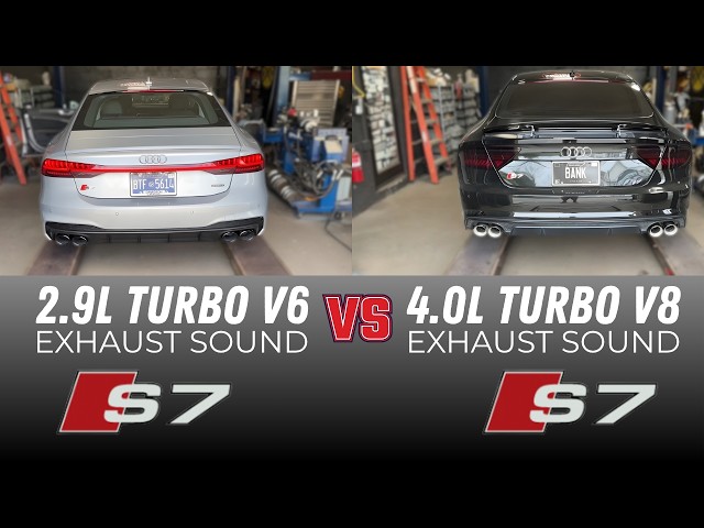 Audi S7: 2.9L Twin Turbo V6 vs 4.0L Twin Turbo V8!