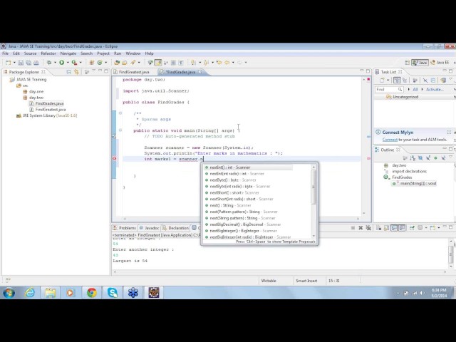 tutorial 2 for Control Statements  in java