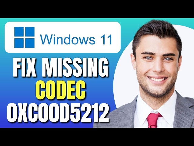How To Fix Missing Codec 0xc00d5212 Windows 10 & 11 | Easy Guide