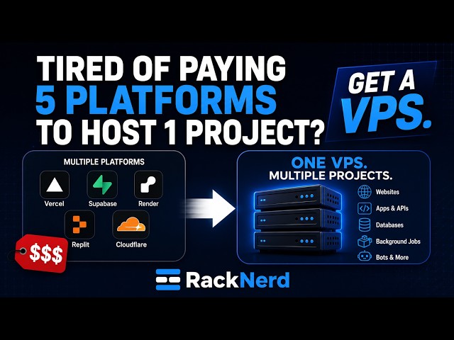 Tired of Paying 5 Platforms to Host 1 Project? Get a VPS