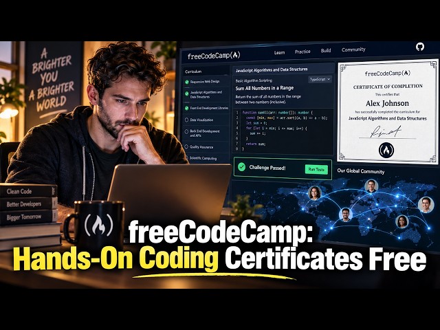 Expensive Courses Only Give You Videos? freeCodeCamp/freeCodeCamp Offers Hands-On Learning and C...