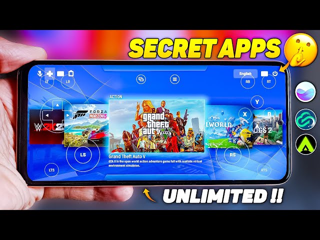 Probé 5 apps de juegos en la nube *OCULTAS* en 2024 | Juegos en la nube por tiempo ilimitado