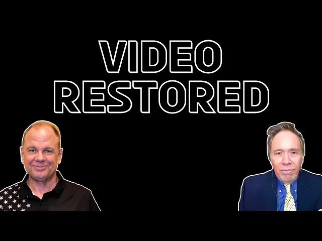 August 11th Video Edited and Re-uploaded after YouTube Removal