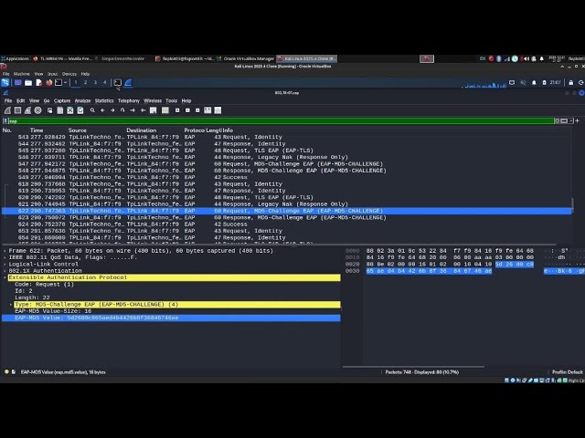 How to use eapmd5pass on Kali Linux