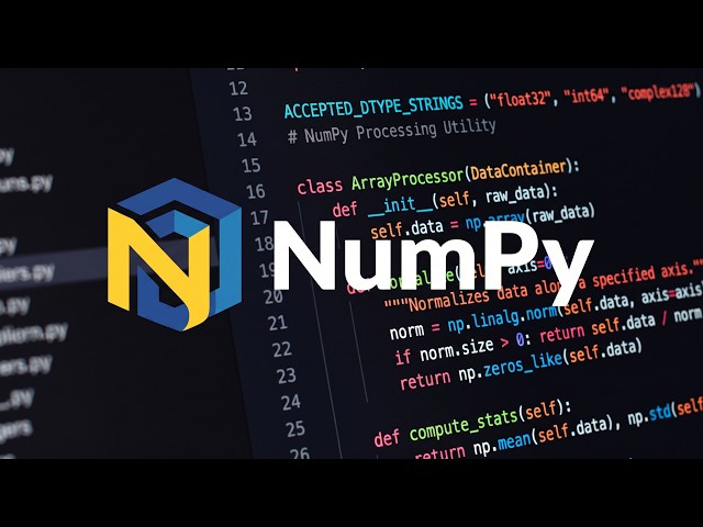 NumPy Course #01 | What is the NumPy library and how do you install it on your computer?