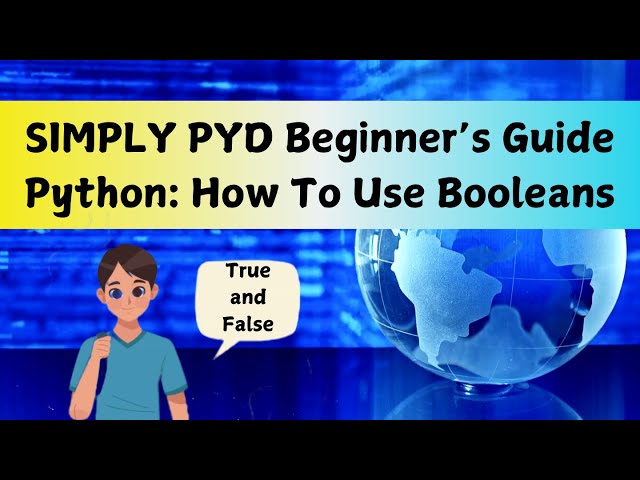 True and False Booleans -  Simply Pyd Python Beginner's Guide #pythonforbeginners #learnpython #code