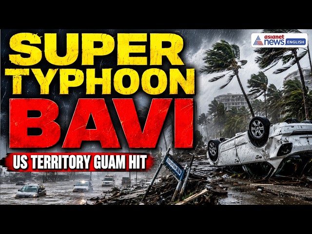 Category 5 Super Typhoon Bavi Tears Through Guam & Saipan | Extreme Weather in the USA | World News