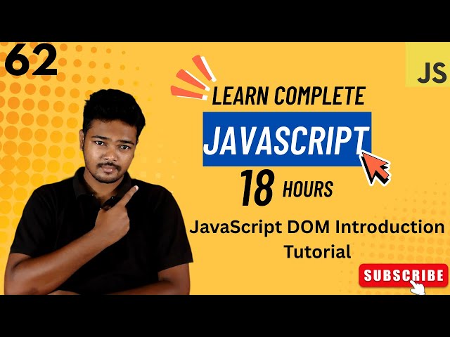 JavaScript DOM Introduction Tutorial