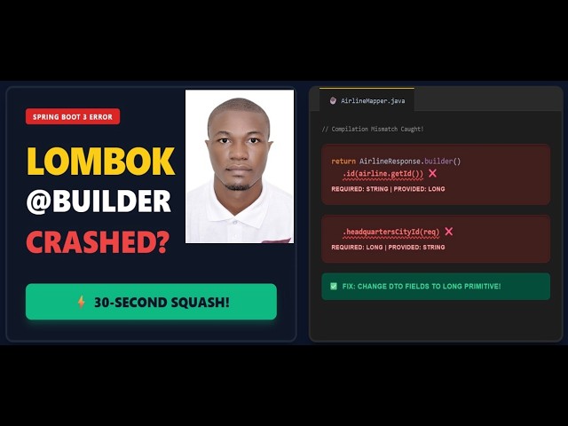 How I Solved the Lombok @Builder Error That Knocks Out 99% of Java Developers | victor kambale