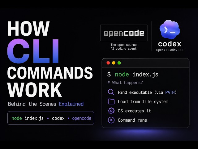 How CLI Commands Work Behind the Scenes (Node, Git, Codex & More)