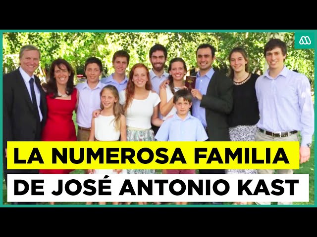 ¿Cuántos hijos son y a qué se dedica cada uno? Así es la numerosa familia de José Antonio Kast