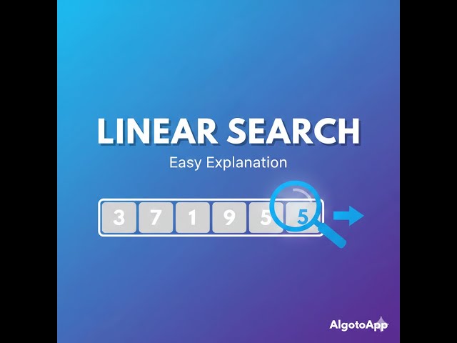 What is Linear Search? Easy Explanation for Beginners