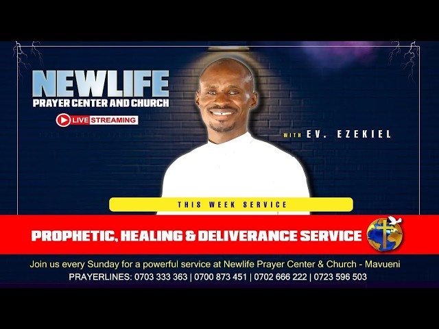 PROPHETIC, HEALING & DELIVERANCE SERVICE - 25.9.2026.