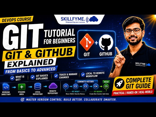 Git Tutorial for Beginners 2026 | GitHub & Version Control System | DevOps Full Course | Class 02