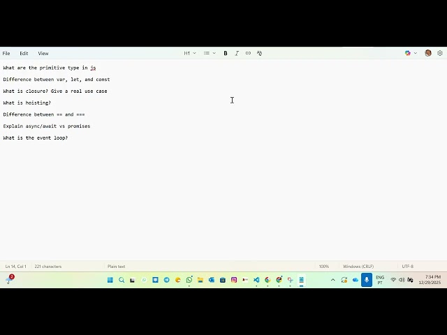 Interview Question (Frontend 2026)