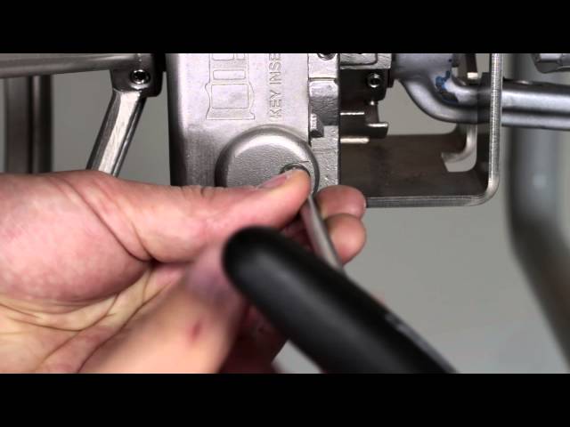 What to do when a key is stuck in a valve interlock?