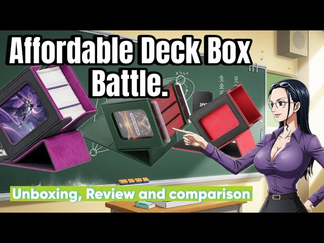 Which Cheap Deck Box Is The best?! Affordable Deck Box Unboxing And Reviews