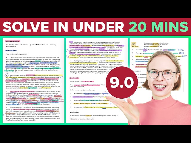 IELTS Reading Practice Test 2026 with Answers IN 20 MINUTES | Band 9 Reading Strategy