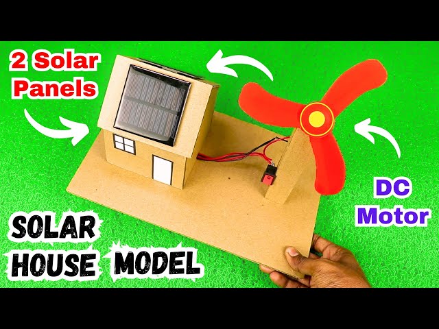Solar Energy Working Model Science Project for Science Exhibition | Easy Renewable Energy Projects