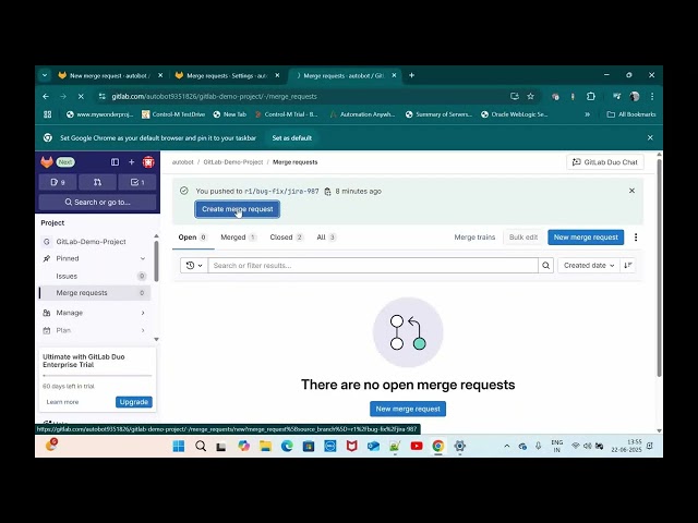 GitLab Merge Request Workflow Explained | Step-by-Step Guide