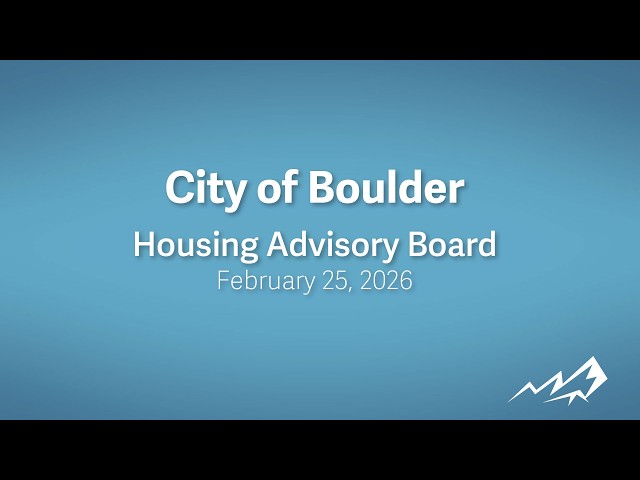 02-25-26 Housing Advisory Board Meeting