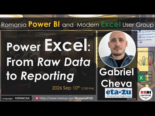 Power Excel: From Raw Data to Reporting | Gabriel Cheva