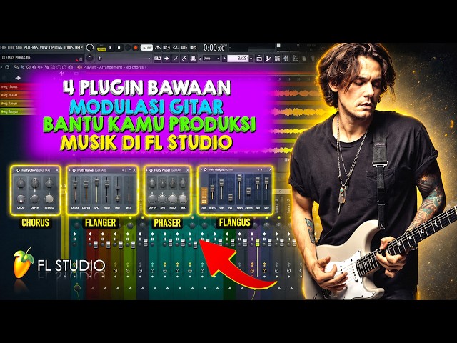 4 BUILT-IN STOCK GUITAR MODULATION PLUGINS IN FL STUDIO (I USUALLY USE THESE FOR SONG PRODUCTION)