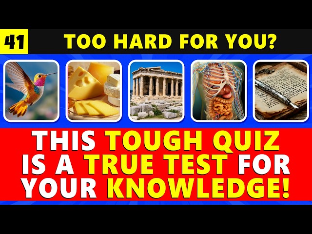 Your IQ Is Off The Charts If You Can Pass This Quiz!  (Brain Gym 41)