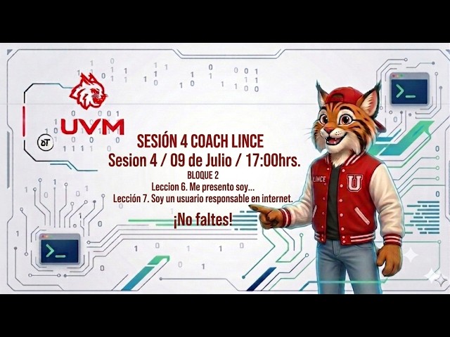 SESIÓN 4 COACH LINCE  INFORMÁTICA 1 BC