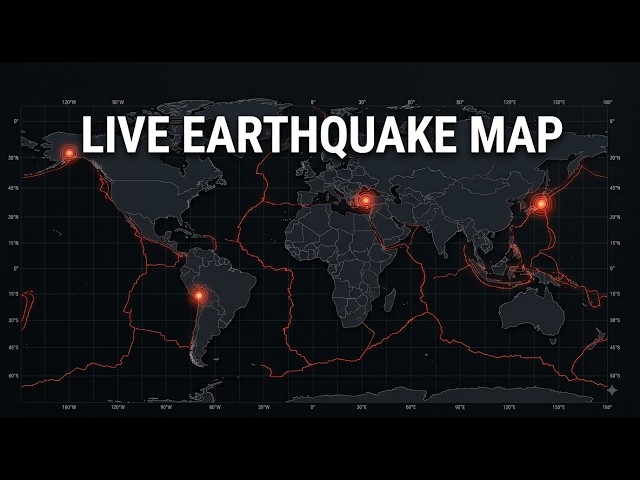 Mapa de Terremotos EN VIVO — Cada Sismo Significativo en la Tierra (Datos USGS+EMSC)