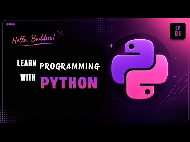 Learn Programming With Python🐍| Introduction to Programming | Ep - 1 | Beginner Programming | Zumex