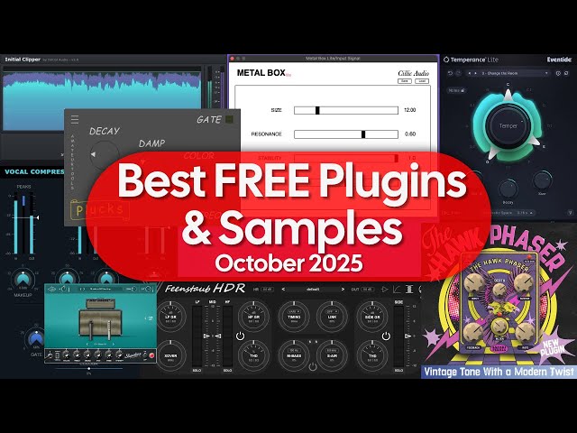 Best Free Plugins and Samples - October 2025 - No Talking