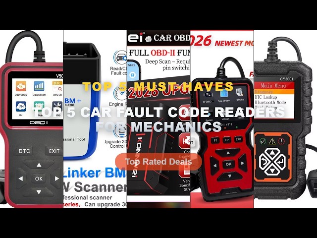 Ultimate Guide to the Best Top 5 Car Fault Code Readers For Mechanics - Car Diagnostic Tool CY3001 O