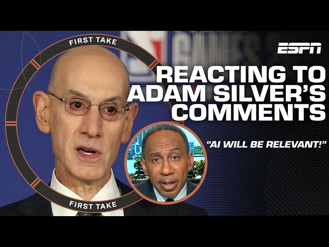 Stephen A. & Perk react to Adam Silver’s comments on flopping in the NBA | First Take
