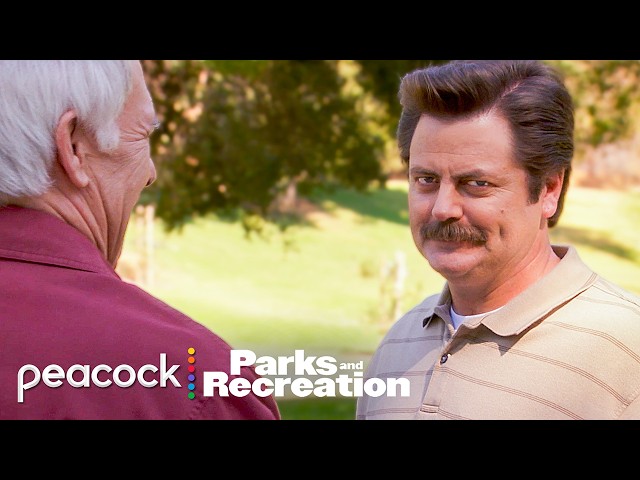 Ron deaing with the people of Pawnee for 20 minutes straight | Parks and Recreation