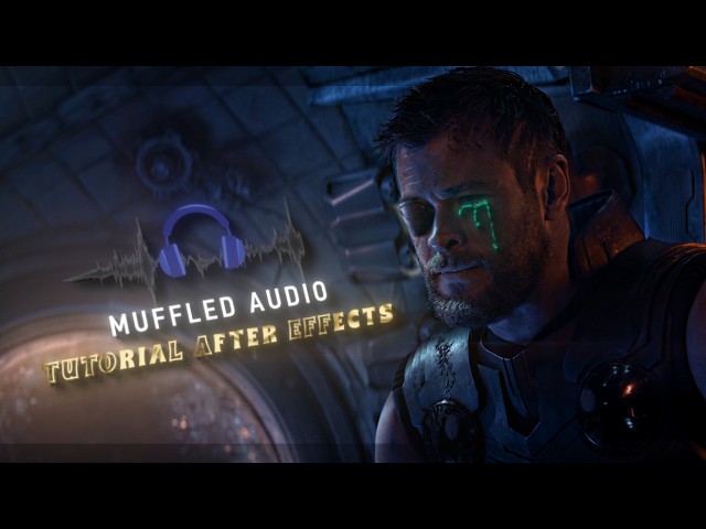 Muffled Audio Tutorial / After Effects