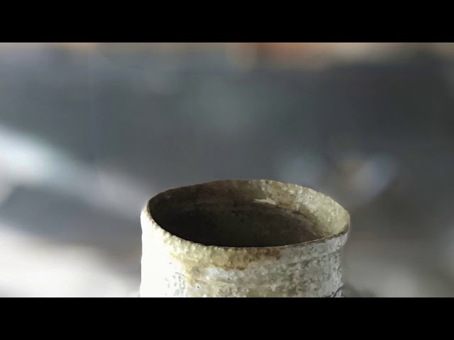 穴窯作品 リューター仕上げ