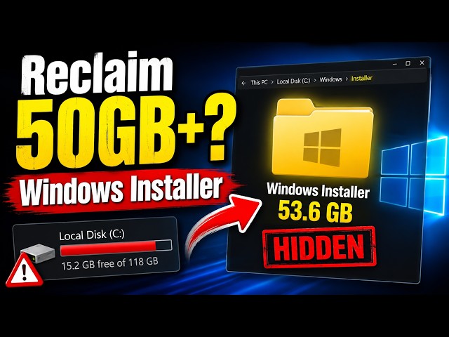 This HIDDEN Windows Folder is STEALING Your Storage Space