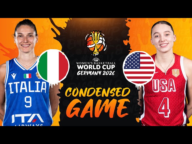Italy 🇮🇹 v USA 🇺🇸 | Extended Highlights | FIBA Women's Basketball World Cup 2026