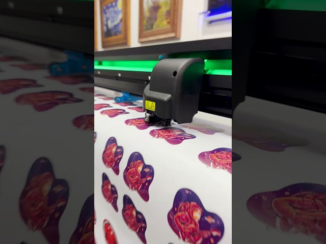 The Summa S3 Vinyl Cutter is FAST #vinylcutting #customstickers #vinylstickers