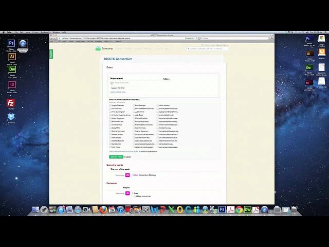 NISGTC Basecamp Site Tutorial
