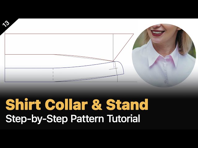 How to Draft & Cut a Shirt Collar and Collarstand Pattern with Accurate Measurements
