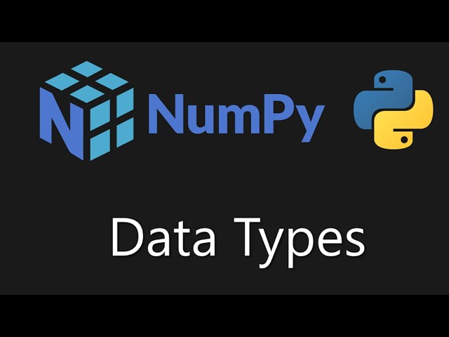 Numpy Data Types - Tamil | Numpy Python Library Full Course