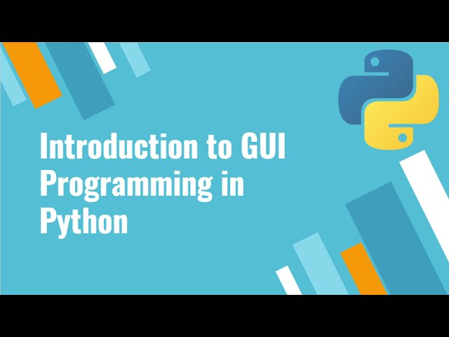 Intro to GUI Programming in Python - Making a Window with Tkinter